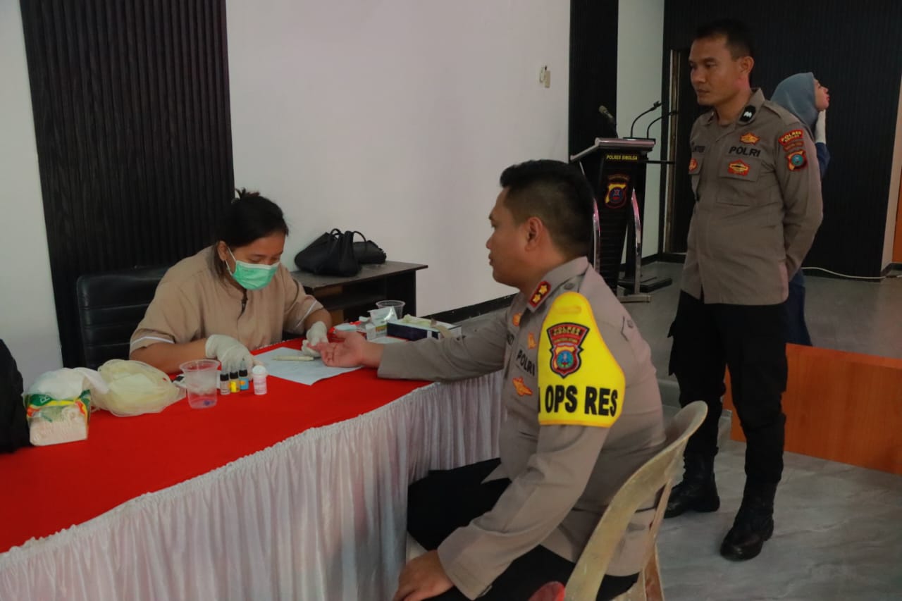 Kapolres Sibolga Ikut Donor Darah, Dalam Rangka Hari jadi Humas Polres Ke-73 Tahun 2024