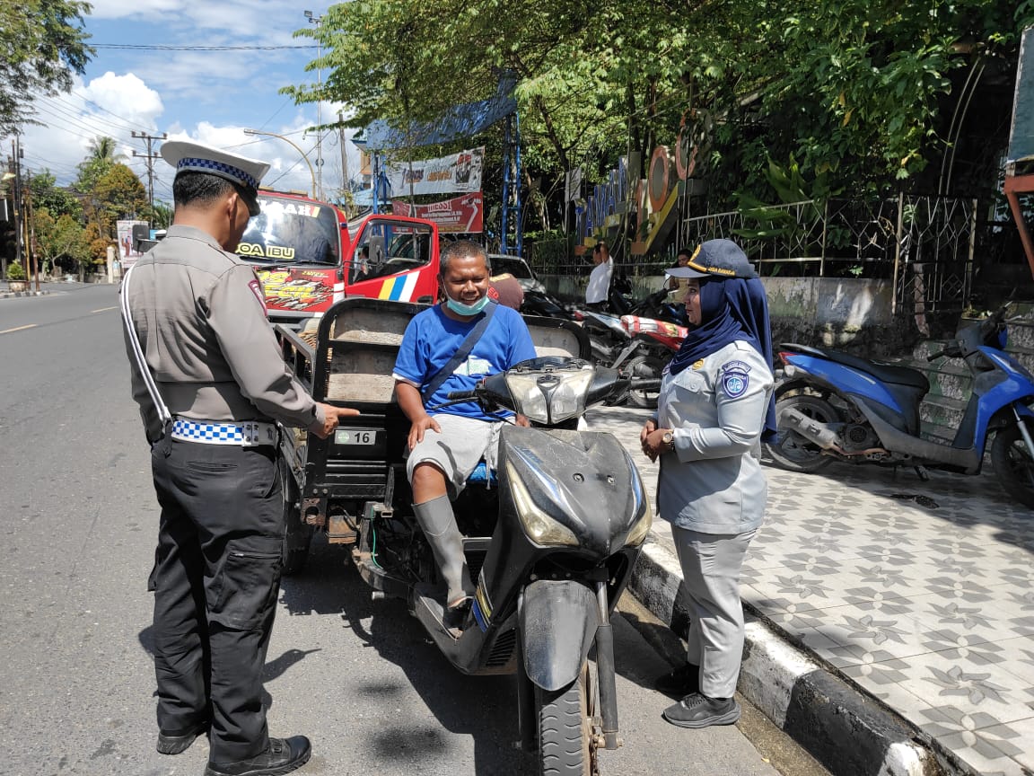 Dengan Instansi Terkait, Sat Lantas Polres Sibolga Laksanakan Ops Gabungan Kepatuhan PKB