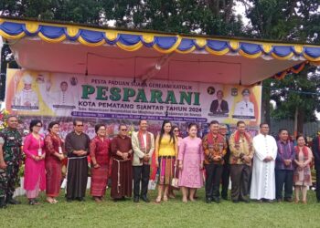 Mangatas Silalahi Hadiri Acara Pesparani Kota Siantar