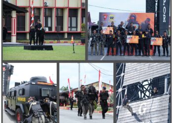 Dansat Brimob Poldasu Apresiasi Semangat Kompetitif Peserta Perlombaan Dompak Challenge 2024 Satbrimob Polda Sumut 