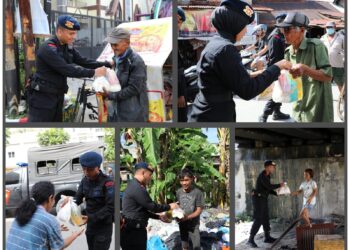 Minggu Kasih, Sat Brimob Polda Sumut Berikan Bantuan Langsung untuk Masyarakat yang Membutuhkan 
