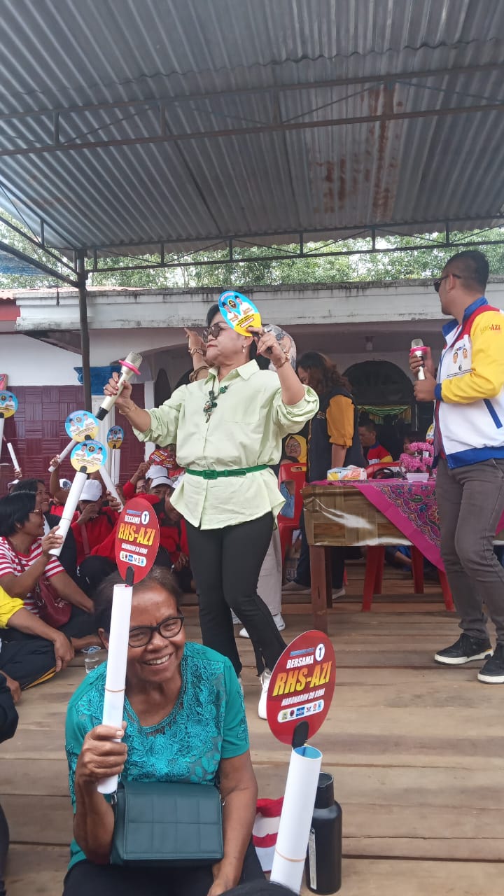 Perempuan Tangguh di Hatonduhan Siap Menangkan Pasangan Cabup RHS-AZI