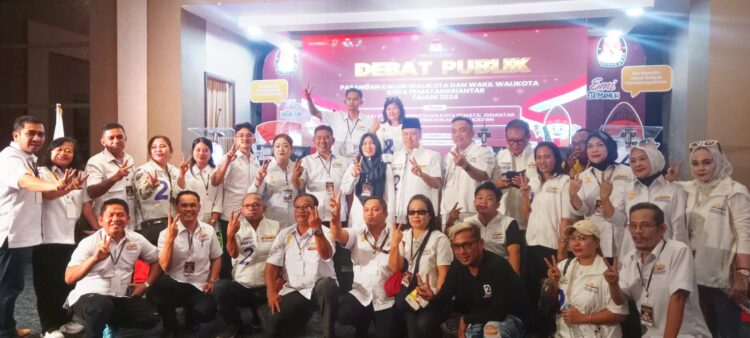 Mangatas dan Ade Purba Kuasai Topik Debat Calon Wali Kota dan Wakil Wali Kota Siantar