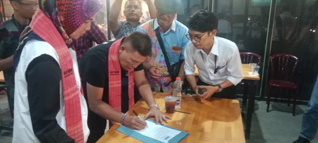 Berani Teken Pakta Integritas, Mangatas dan Ade Purba Didapuk Jadi Penasehat GPBN