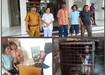 Paslon Susanti-Ronald Respon Cepat Informasi ODGJ Dikerangkeng di Jalan Pisang Kelurahan Pardamean