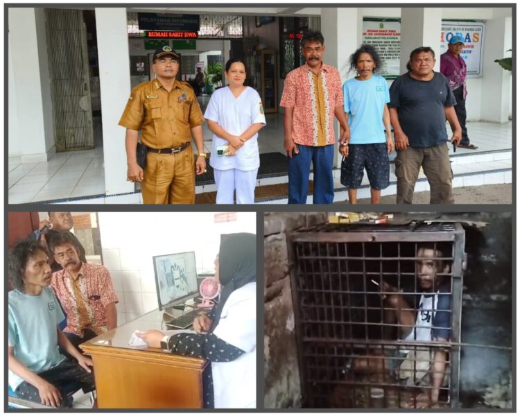 Paslon Susanti-Ronald Respon Cepat Informasi ODGJ Dikerangkeng di Jalan Pisang Kelurahan Pardamean