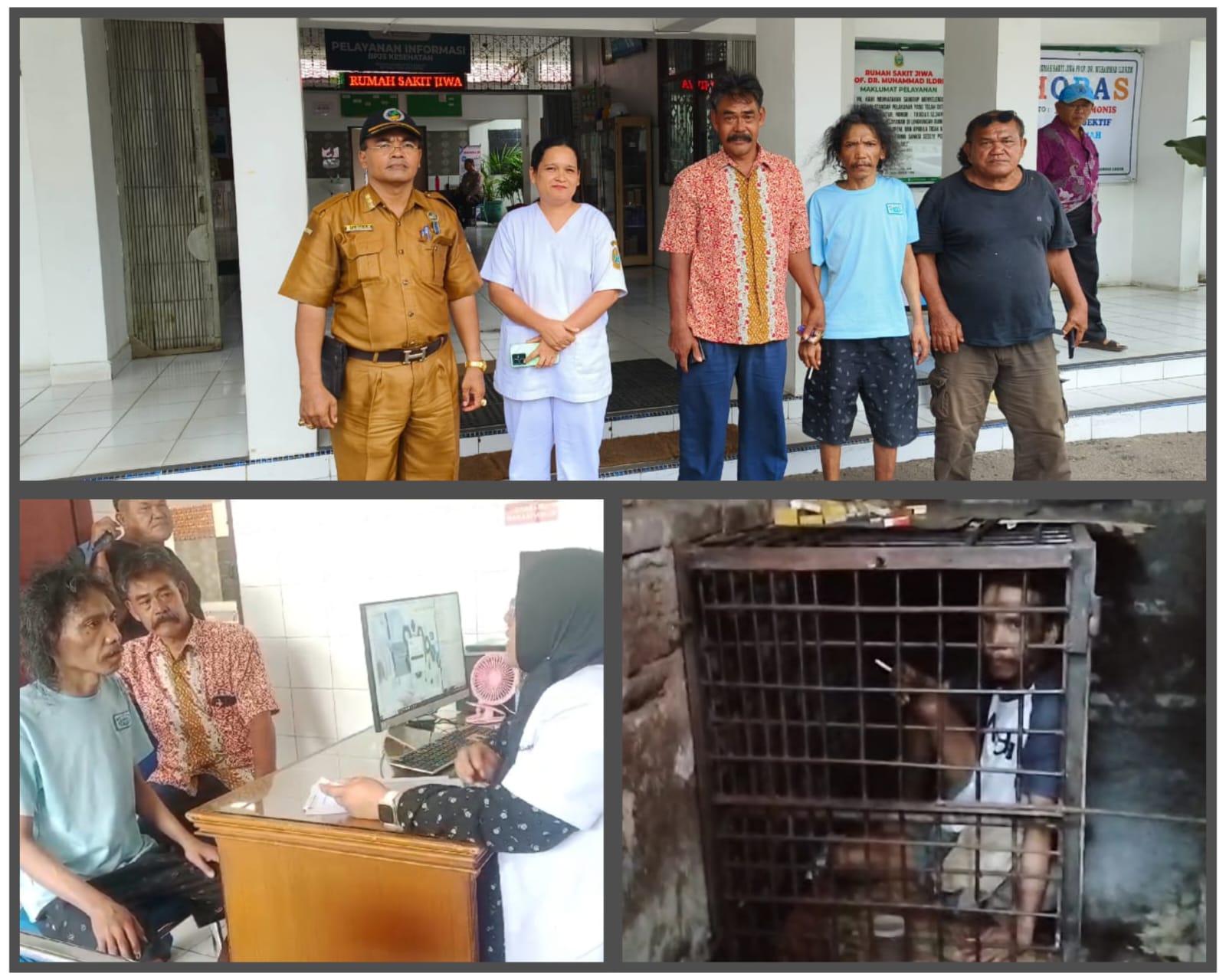 Paslon Susanti-Ronald Respon Cepat Informasi ODGJ Dikerangkeng di Jalan Pisang Kelurahan Pardamean