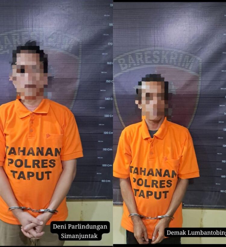 2 Pelaku Judi Togel Berhasil Diciduk Sat Reskrim Polres Taput