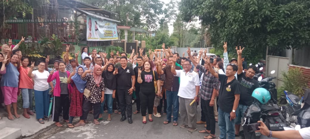 Warga Jalan Aman Ingin Mangatas Silalahi Jadi Pemimpin Kota Siantar