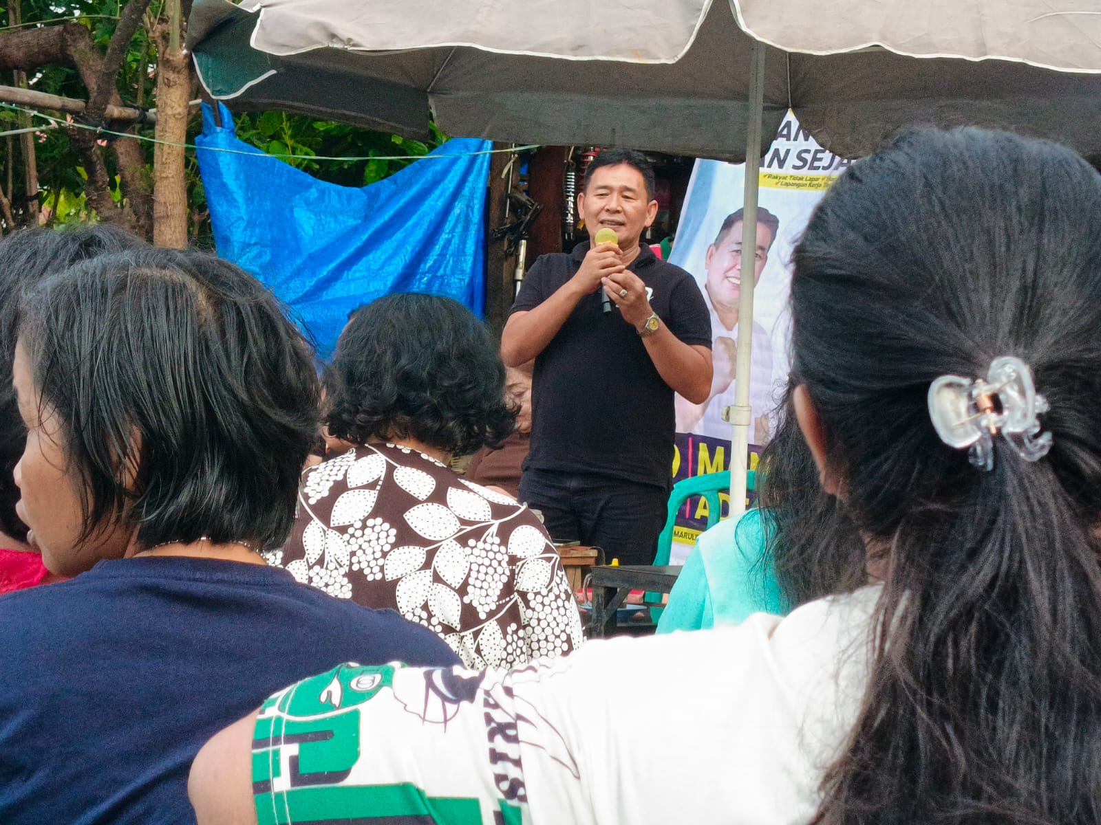 Mangatas Silalahi Ajak Semua Tim Paslon Tidak Saling Menjelekkan