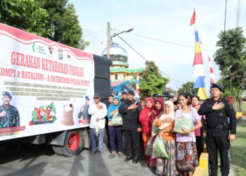 Kompi 2 Batalyon A Pelopor Sat Brimob Polda Sumut Gelar Gerakan Ketahanan Pangan, Sambut HUT ke-79 Korps Brimob dan Program 100 Hari Quick Win Kementerian Pangan