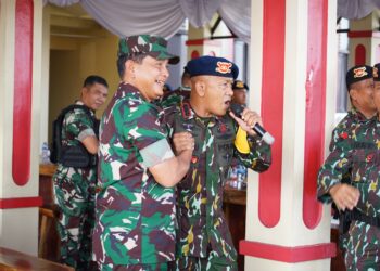 Dansat Brimob Polda Sumut Terharu Mendapat Kejutan dari Kodam I/BB di HUT ke-79 Korps Brimob Polri