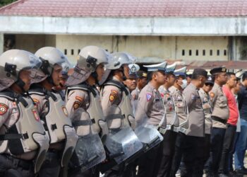 Polres Taput Perketat Pengamanan Pilkada Pastikan Berjalan Aman Dan Kondusif