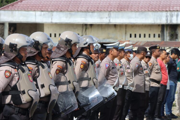 Polres Taput Perketat Pengamanan Pilkada Pastikan Berjalan Aman Dan Kondusif