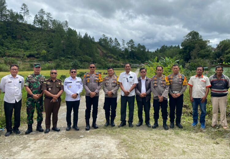 Polres Taput Dukung Program Asta Cita Presiden Salah Satunya Meningkatkan Ketahanan Pagan