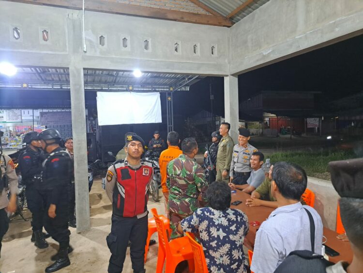 Antisipasi Konflik Pilkada, Polres Tapteng Laksanakan Patroli Gabungan