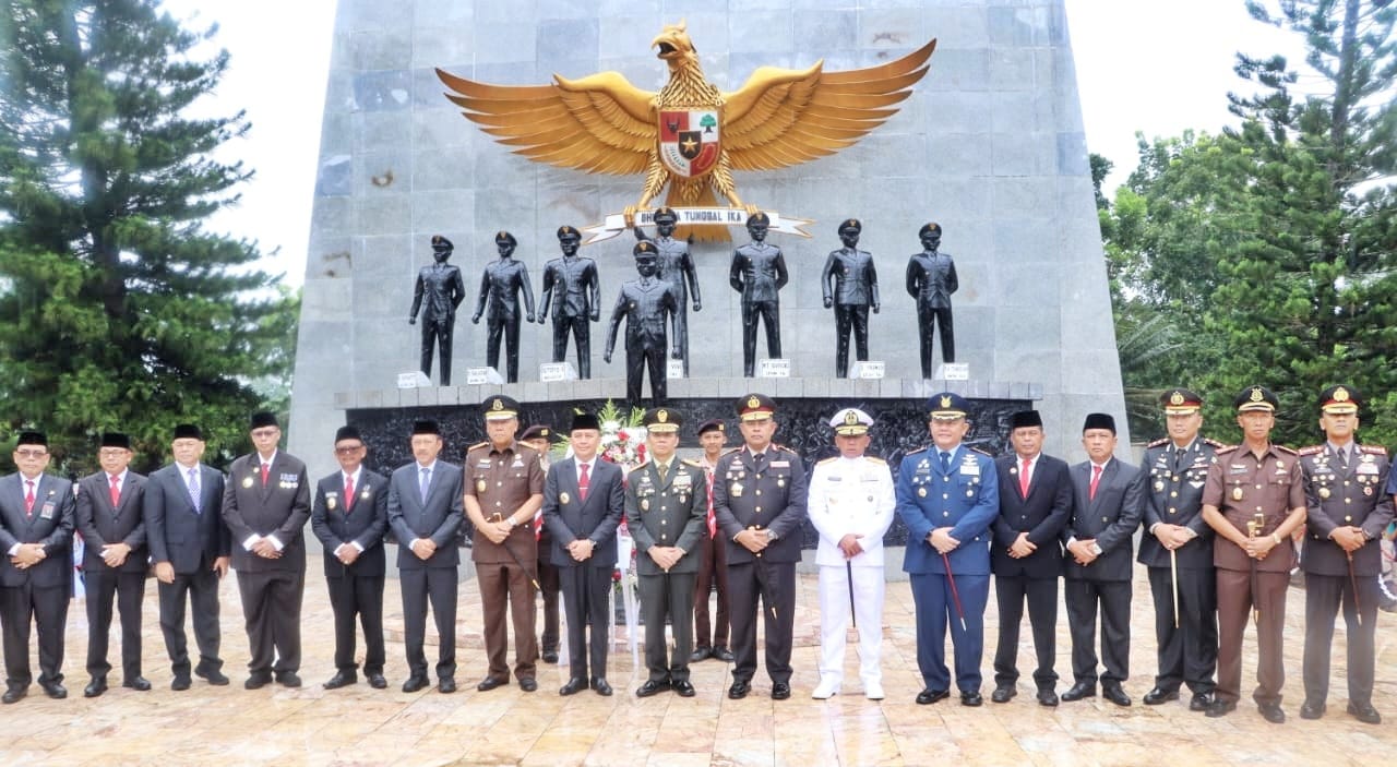 Plt Bupati Simalungun Hadiri Upacara Peringatan Hari Kesaktian Pancasila di Lapangan Letda Sujono