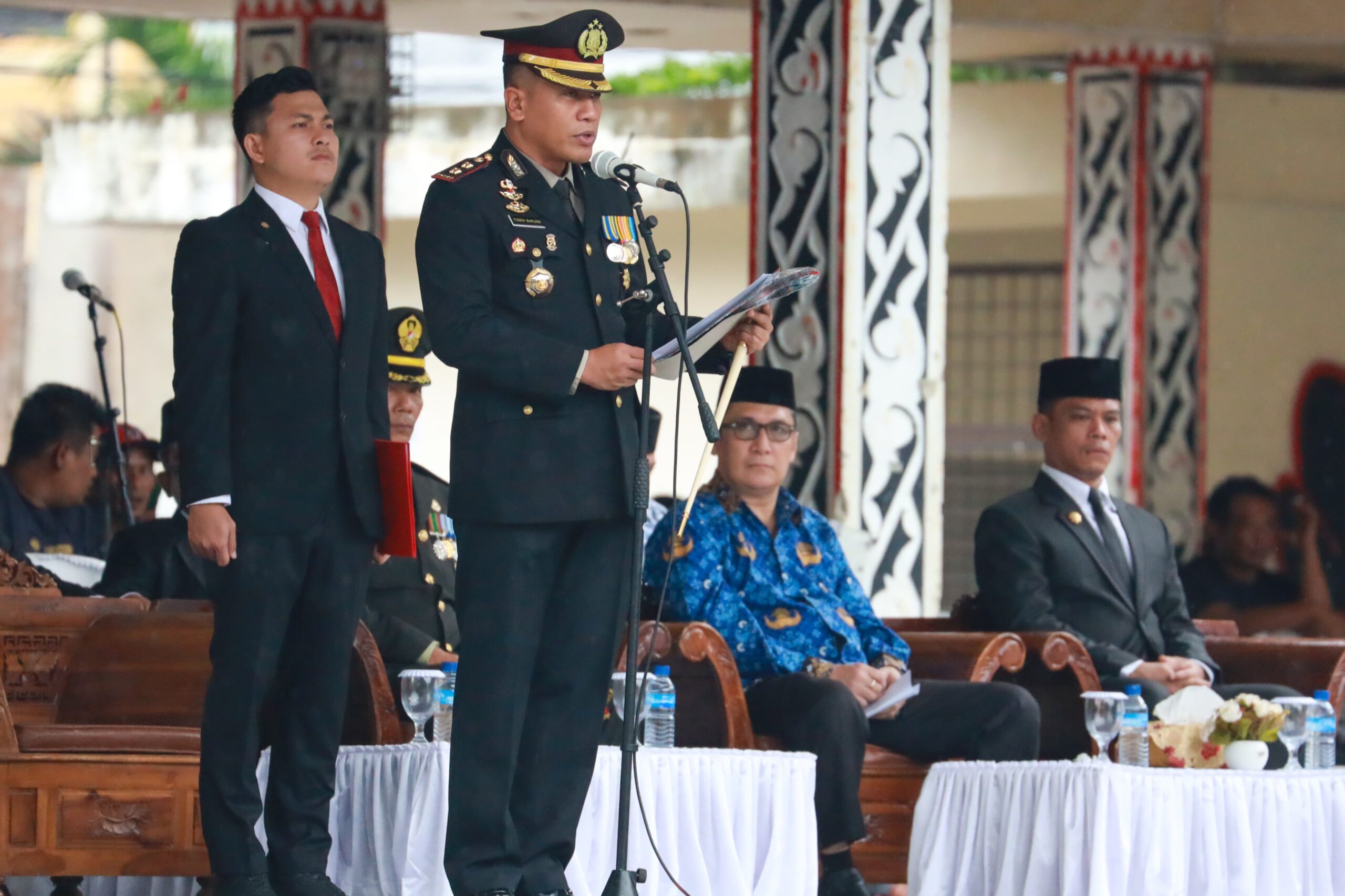 Dipimpin Kapolres, Sekda dan Pimpinan OPD Pemko Pematangsianțar Ikuti Upacara Peringatan Hari Pahlawan Tahun 2024 