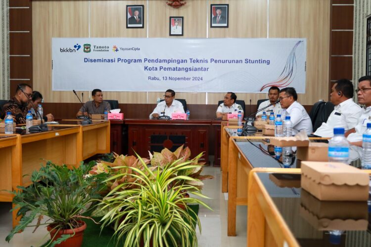Pjs Wali Kota Pematangsiantar Menghadiri Diseminasi Program Pendampingan Teknis Penurunan Stunting 