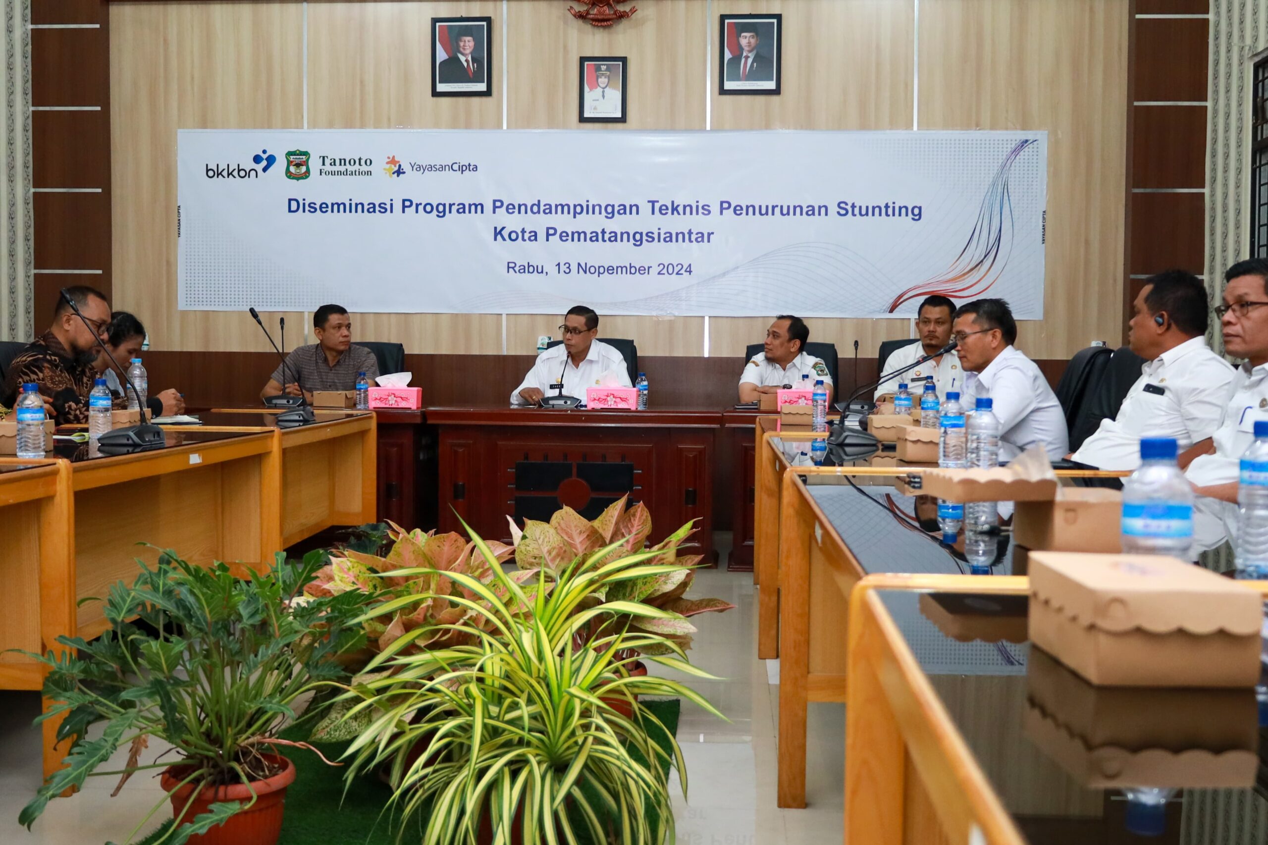 Pjs Wali Kota Pematangsiantar Menghadiri Diseminasi Program Pendampingan Teknis Penurunan Stunting 