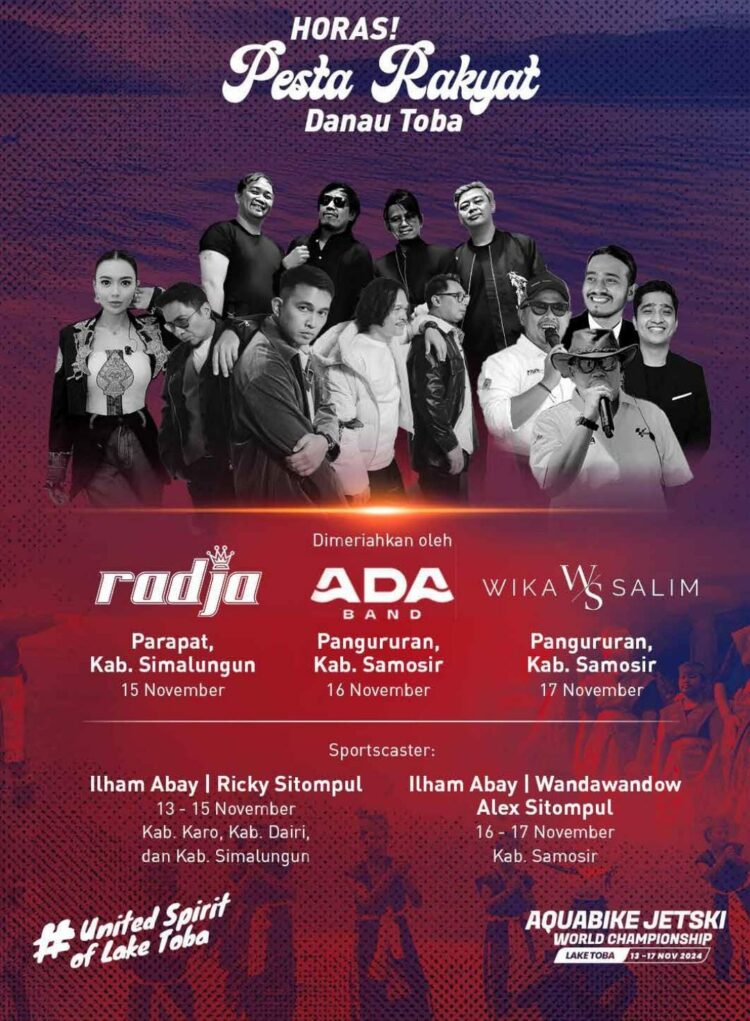 Pesta Rakyat Danau Toba Warnai Ajang Internasional Road to Aquabike World Championship 2024