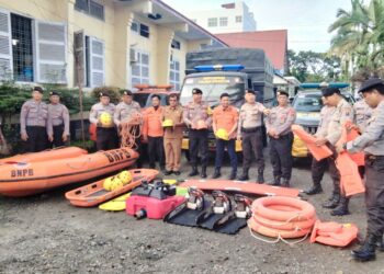 Sat Samapta Polres Pematangsiantar Laksanakan Apel kesiapan Personil dan Peralatan SAR Terbatas