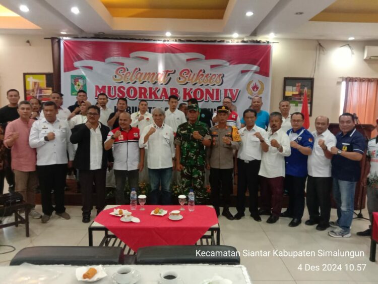 Kapolres Simalungun Diwakili Kasat Binmas Hadiri Musorkab KONI IV, Berburu Talenta Olahraga