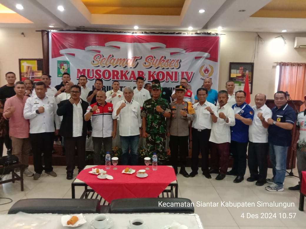 Kapolres Simalungun Diwakili Kasat Binmas Hadiri Musorkab KONI IV, Berburu Talenta Olahraga Kapolres Simalungun Diwakili Kasat Binmas Hadiri Musorkab KONI IV, Berburu Talenta Olahraga