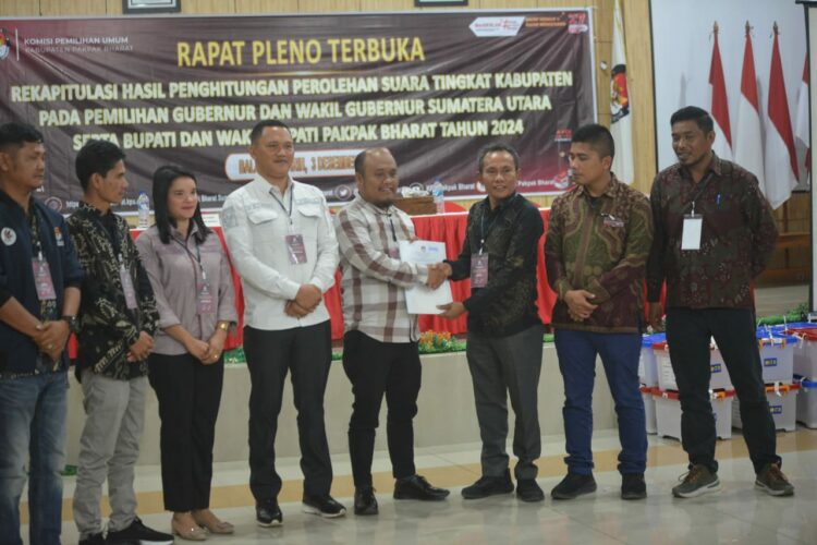 Hasil Rekapitulasi KPU, FBT Dipastikan Kembali Pimpin Kabupaten Pakpak Bharat