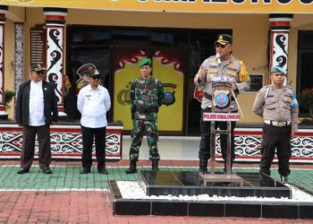 Pasca Pencoblosan Pilkada 2024, Kapolres Simalungun Pimpin Apel Gabungan Siaga Bencana
