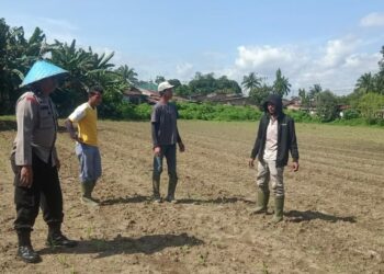Bhabinkamtibmas Parhorasan dorong Warganya Tanam Benih Jagung Sebagai Upaya Mendukung Ketahanan Pangan