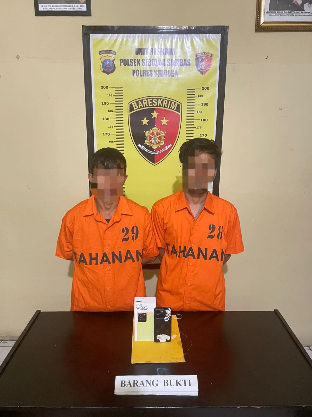 Tim Reskrim Polsek Sibolga Sambas Gercep Tangkap Pelaku Pencuri HP