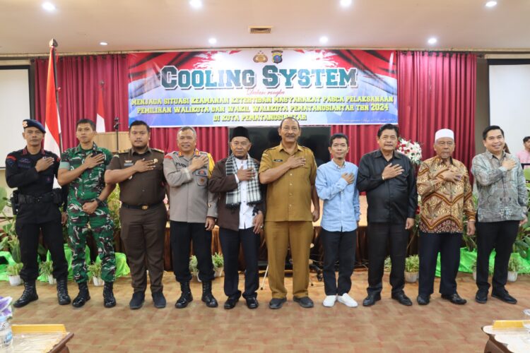 Menjaga Situasi Kamtibmas Pasca Pilkada 2024, Polres Pematangsiantar Laksanakan Cooling System