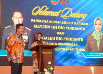 Wali Kota Pematangsiantar Hadiri Acara Makan Malam dan Ramah-tamah Dengan Pangdam I/BB Mayjen TNI Rio Ferdianto 
