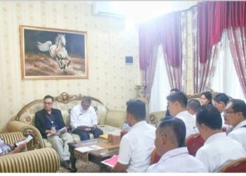 Pj Bupati Tapteng, Pimpin Rapat Evaluasi Penyaluran DAK Fisik Tahap III