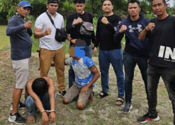 Dua Bandar Sabu Diamankan Sat Narkoba Polres Simalungun dari Ladang Cabe 