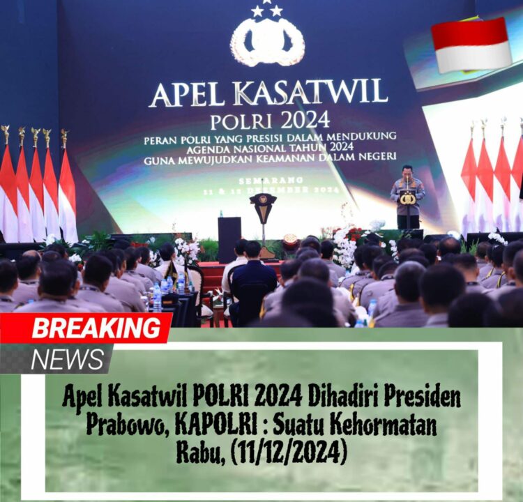 Presiden Prabowo Buka Apel Kasatwil Polri 2024, Kapolres Simalungun Turut Hadir di Akpol Semarang Presiden Prabowo Buka Apel Kasatwil Polri 2024, Kapolres Simalungun Turut Hadir di Akpol Semarang
