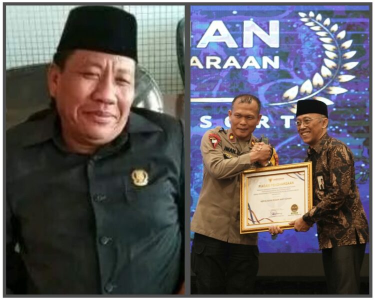DPRD Provinsi Lampung Sahdana Ucapkan Apresiasi Polres Way Kanan Atas Penghargaan dari Ombusdsman RI