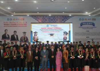 UHKBPNP Luluskan 320 Wisudawan, Rektor: Wisuda Bukan Akhir dari Belajar