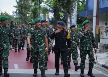 Dansat Brimob Polda Sumut Berpartisipasi dalam Pleton Beranting Yudha Wastu Pramuka Jaya dan Upacara Hari Juang Infanteri ke-76