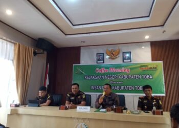 Kejari Toba Samosir Coffe Morning Bersama Insan Pers, Kajari: Nomenklatur Kejaksaan Toba Samosir Berganti Menjadi Kejaksaan Negeri Toba