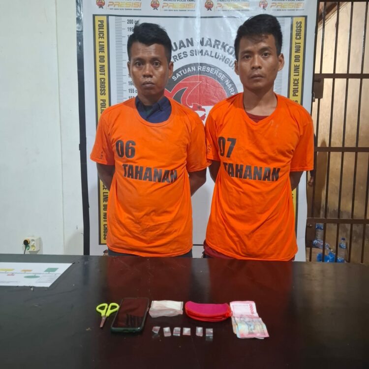 Polsek Tanah Jawa Ringkus Dua Pengedar Narkoba dengan Barang Bukti 2 Gram Sabu