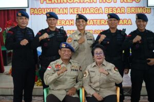 HUT Ke-5 PKBB Sumut, Momen Keakraban dan Penghormatan kepada Para Purnawirawan Brimob