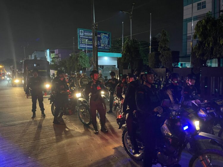 Patroli Gabungan Brimob Polda Sumut Mewujudkan Keamanan dan Kenyamanan Kota Medan