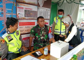 Kasub Satgas Dokkes Ops Lilin Toba 2024 Cek Kesehatan Anggota Pos Pam dan Pos Yan Nataru