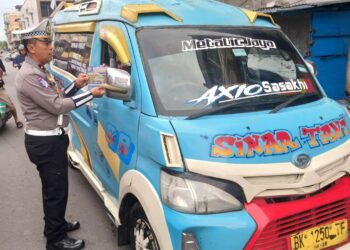 Sat Lantas Polres Pematangsiantar Laksanakan Penling Tertib Lalulintas