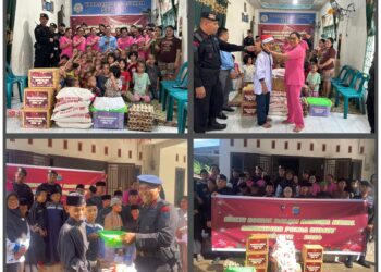 Personel Batalyon B Satuan Brimob Polda Sumut Gelar Baksos di Panti Asuhan, Warnai Perayaan Natal dengan Kepedulian