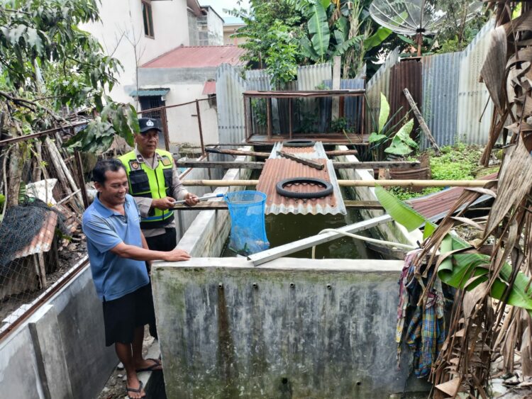 Bhabinkamtibmas Polsek Siantar Barat Dorong Warga Binaan Dukung Ketahanan Pangan