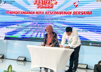 Wali Kota Pematangsiantar Tandatangani Mou Bersama Dengan Direktoral Jenderal Pembinaan Pelatihan Vokasi dan Produktivitas Kemenaker