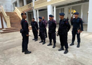 Tim Jibom dan KBR Brimob Polda Sumut Pastikan Keamanan Lokasi Kunjungan Wakil Presiden RI di Medan